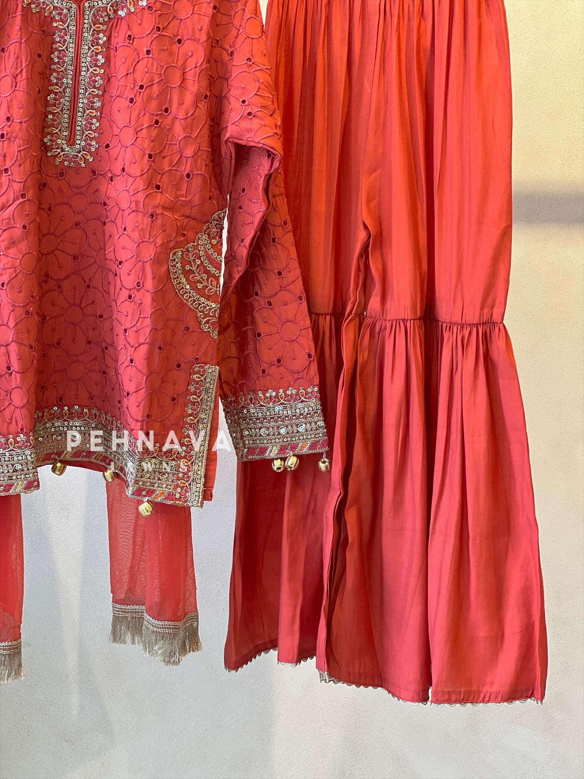 Kids sharara party wear -ready to wear