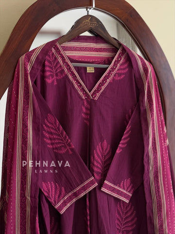 Printed Cotton Suit Set