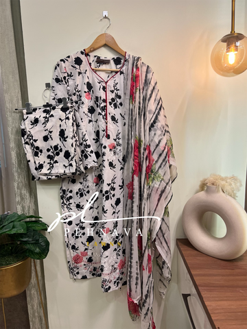 Afrozeh embroidered suit -3215