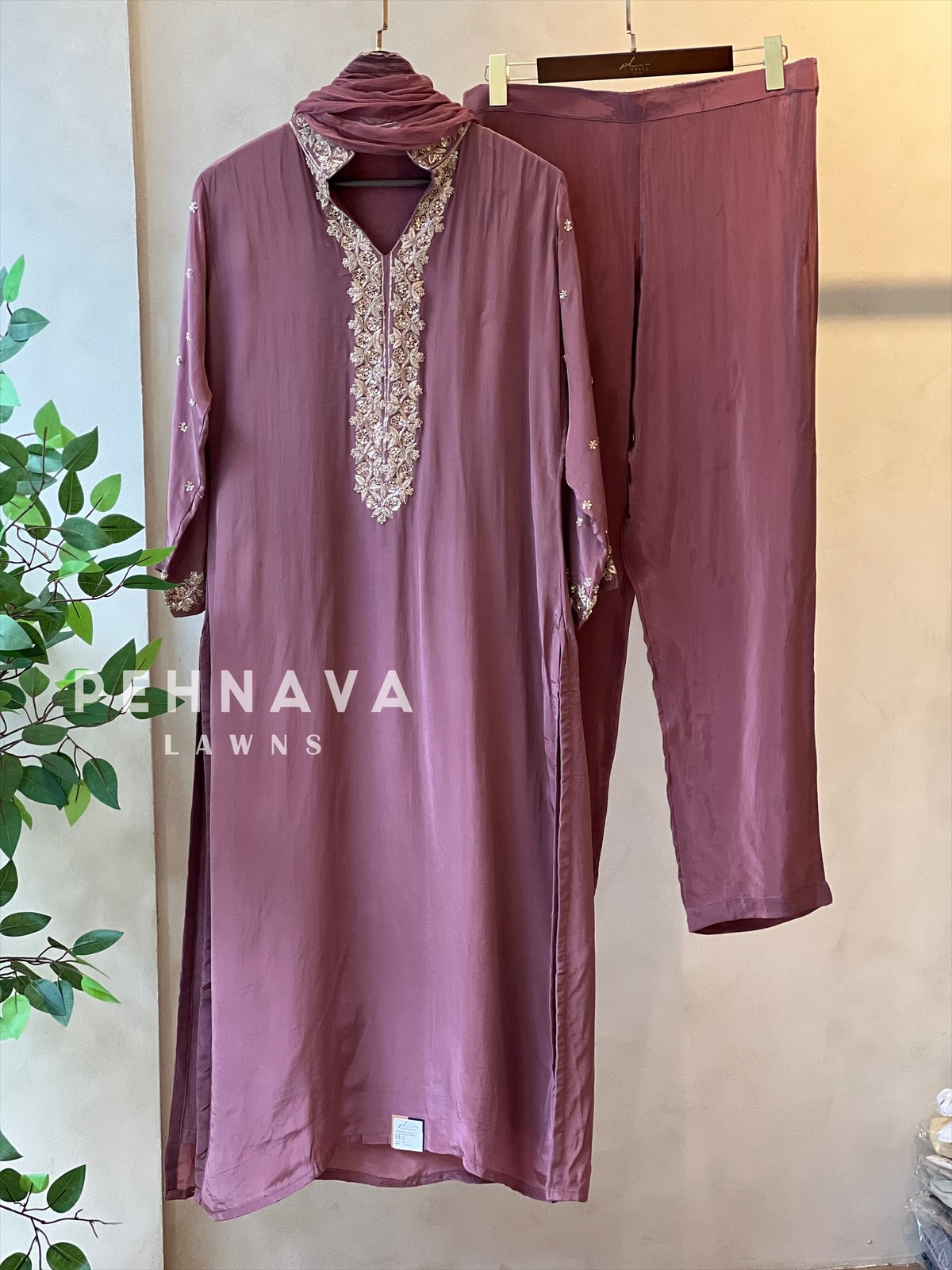 Premium hand worked sharara suit