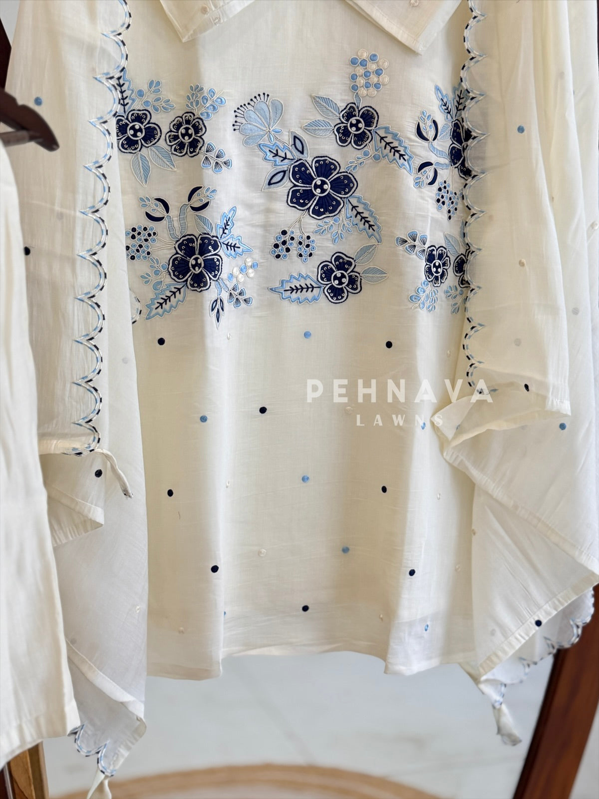 Floral Embroidered Ensemble 2025