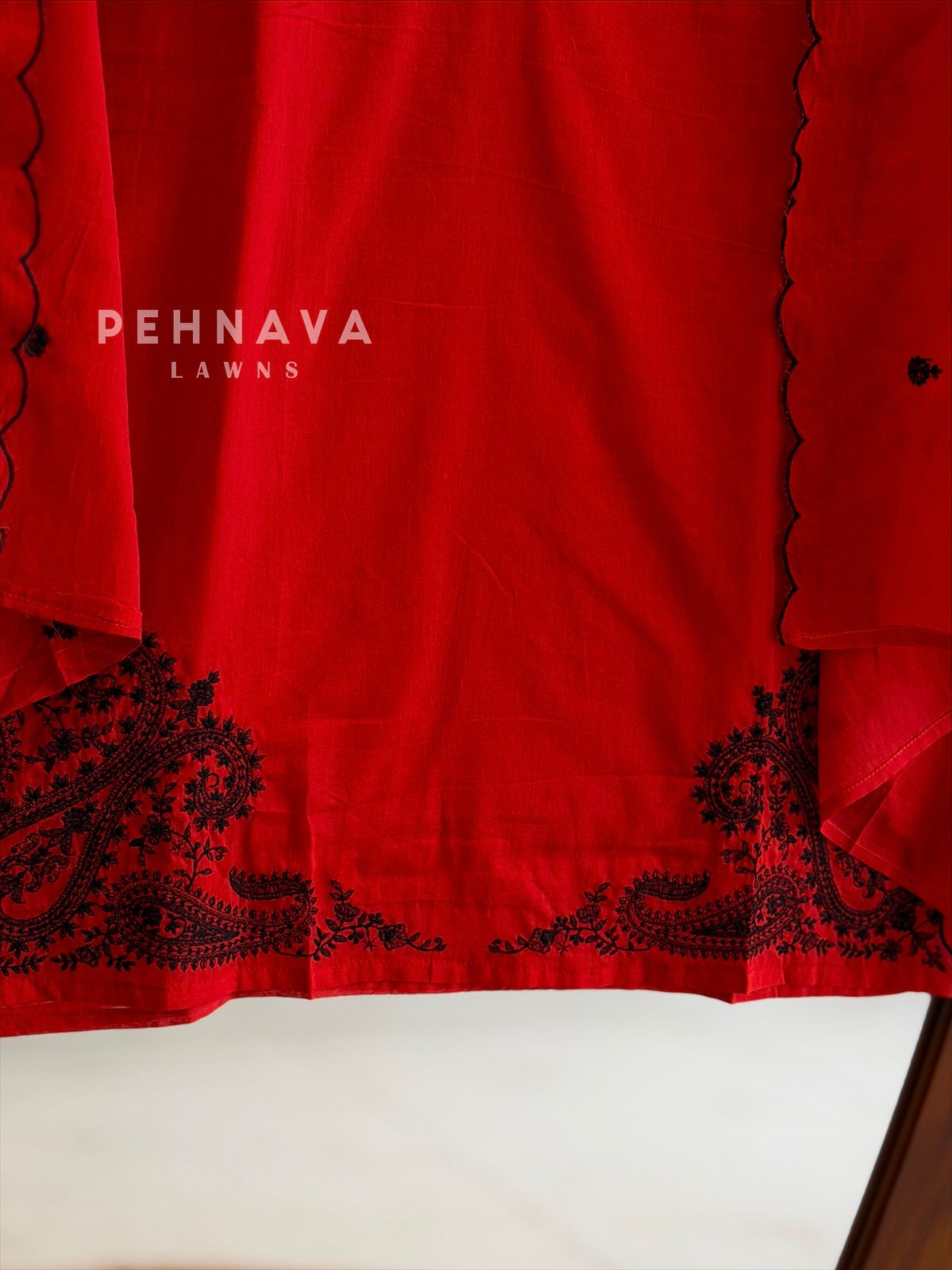 Embroidered Cotton Suit Set