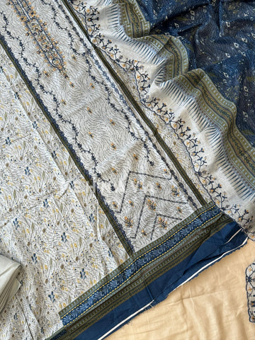 Casual Embroidered Suit-2702 - Pehnava Lawns