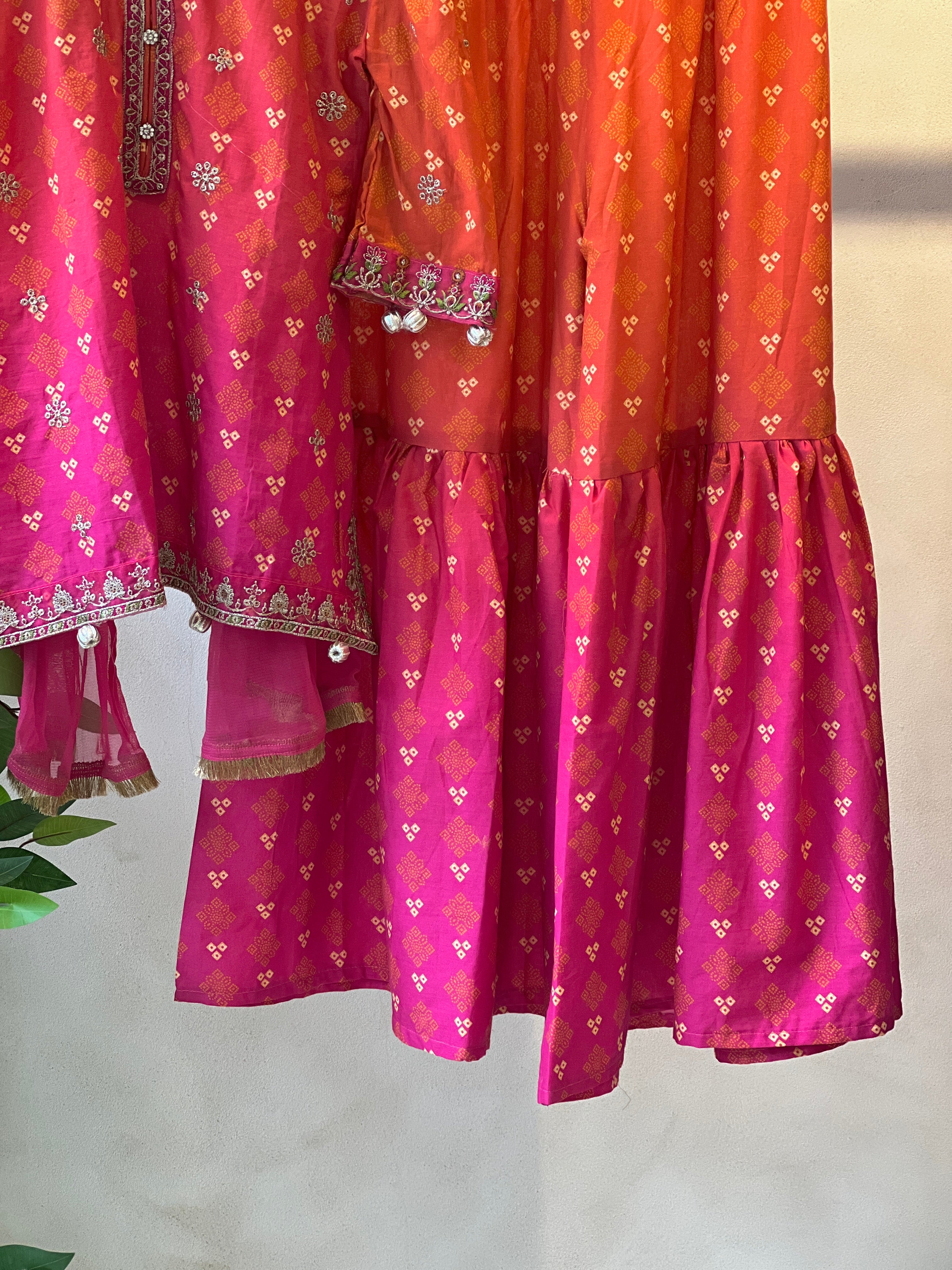Kids sharara party wear -ready to wear-25-18 - Pehnava Lawns