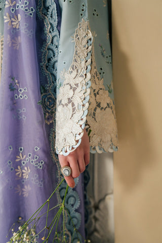 Sundas Ahad Premium Suit-ICE BLUE EL-05