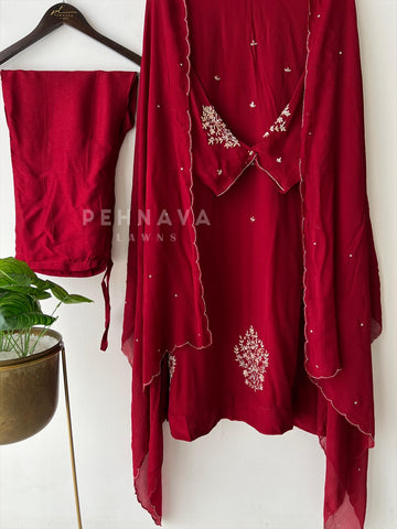 Premium Work Suit-No.4 - Pehnava Lawns