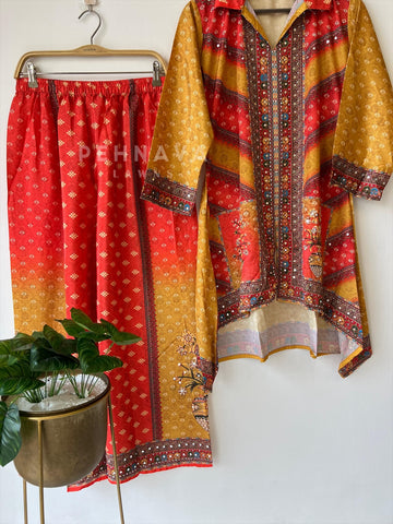 New Crepe Co-ord Set