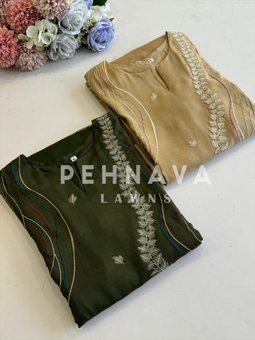 Classic Premium Chanderi Suit - Pehnava Lawns