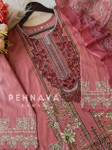Signature Printed Lawn Unstitched Suit