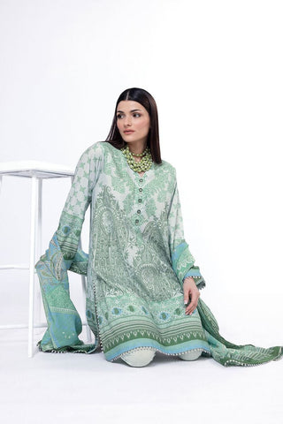 Khaadi Unstitched Printed Lawn suit-0122