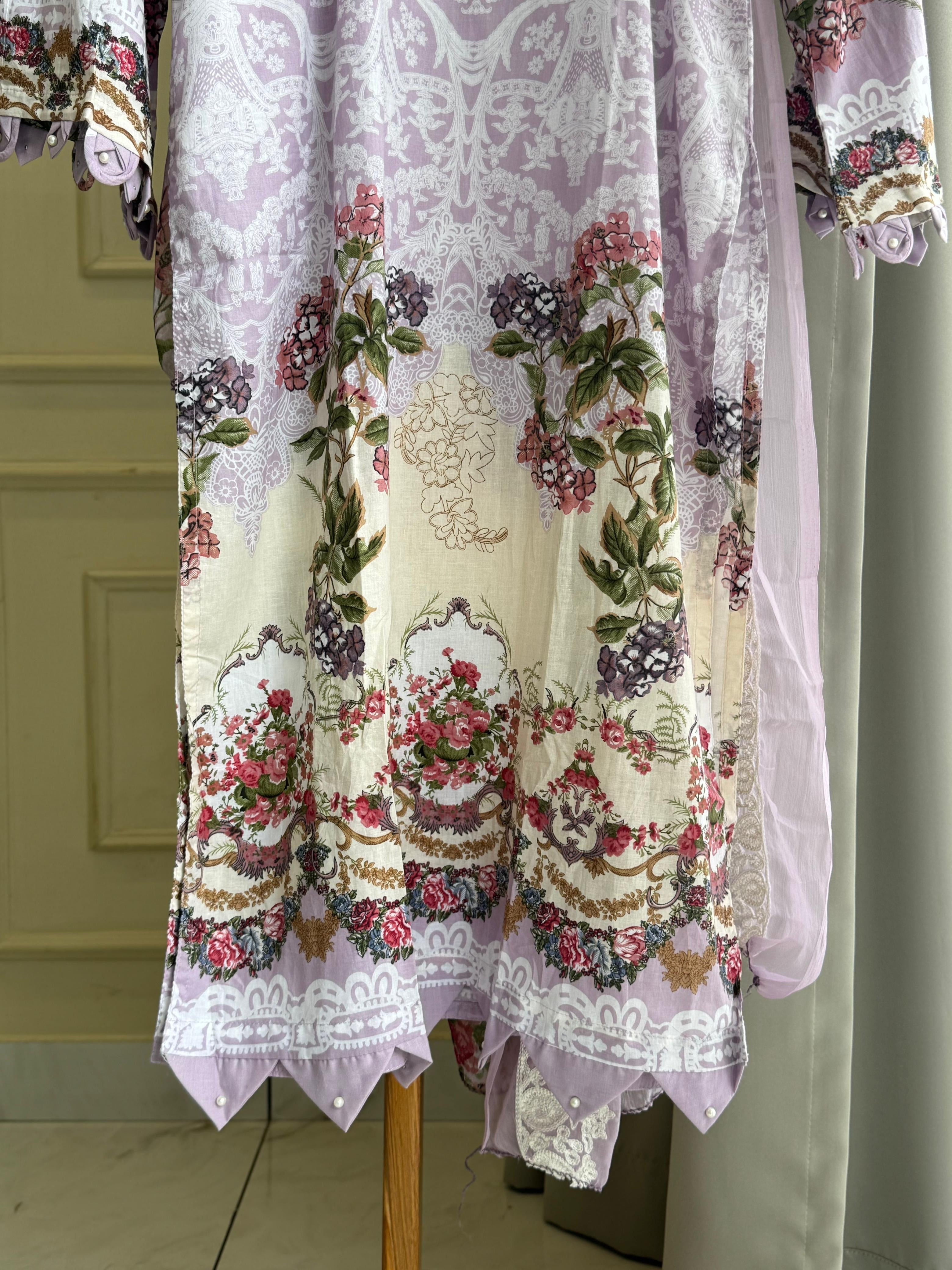 Trendy Pakistani Casual suit-4577