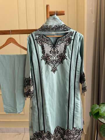 Lace Trimmed Tunic Salwar