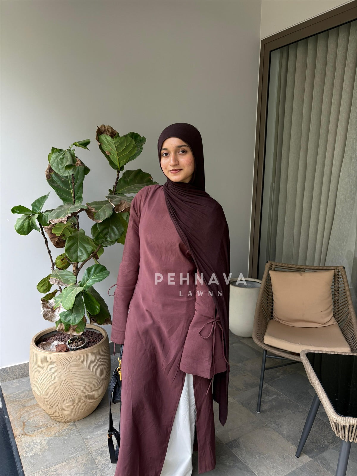 Muse Modest Side-Slit Two Piece Set B255