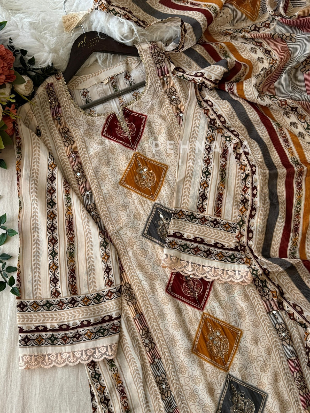 Crepe Unstitched Suit-1990