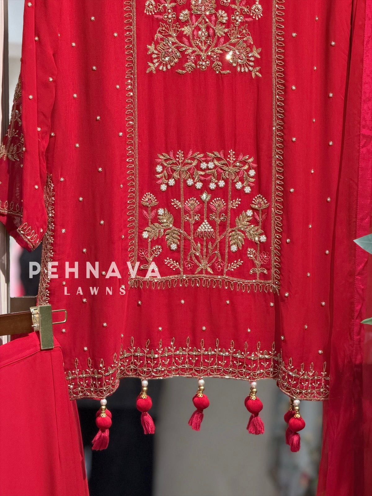 Premium  Handworked Sharara Suit