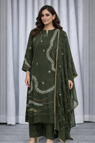 Classic Premium Chanderi Suit - Pehnava Lawns