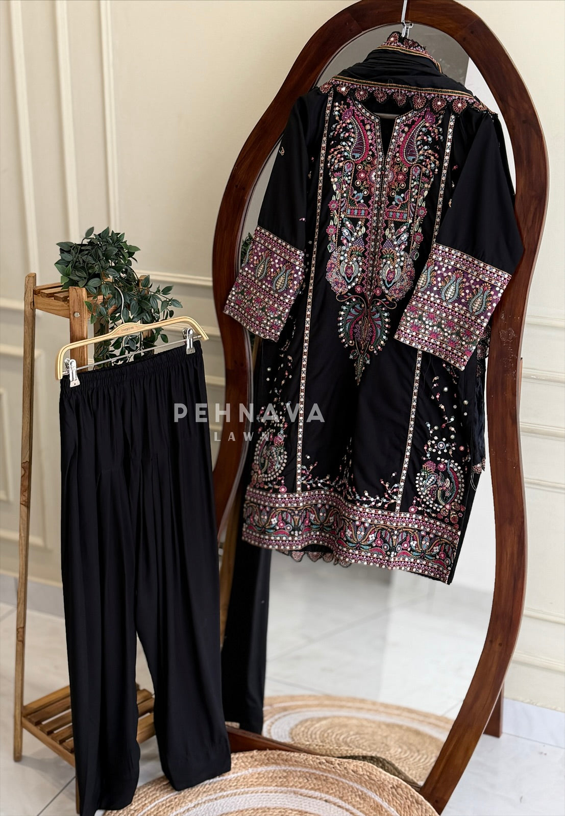 Embroidered Farshi Salwar 1063