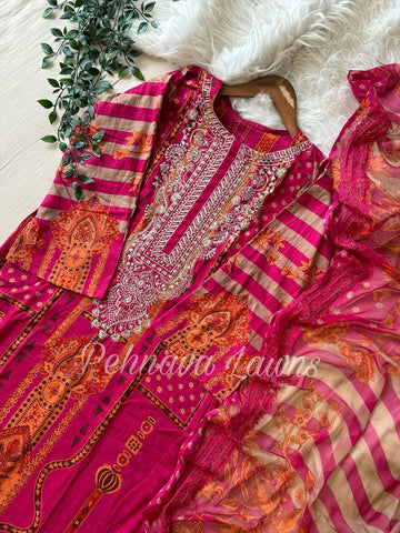 Self Embroidered Pakistani Suit-1220