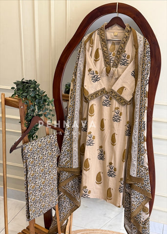 Paisley Printed Suit Set 12001-004