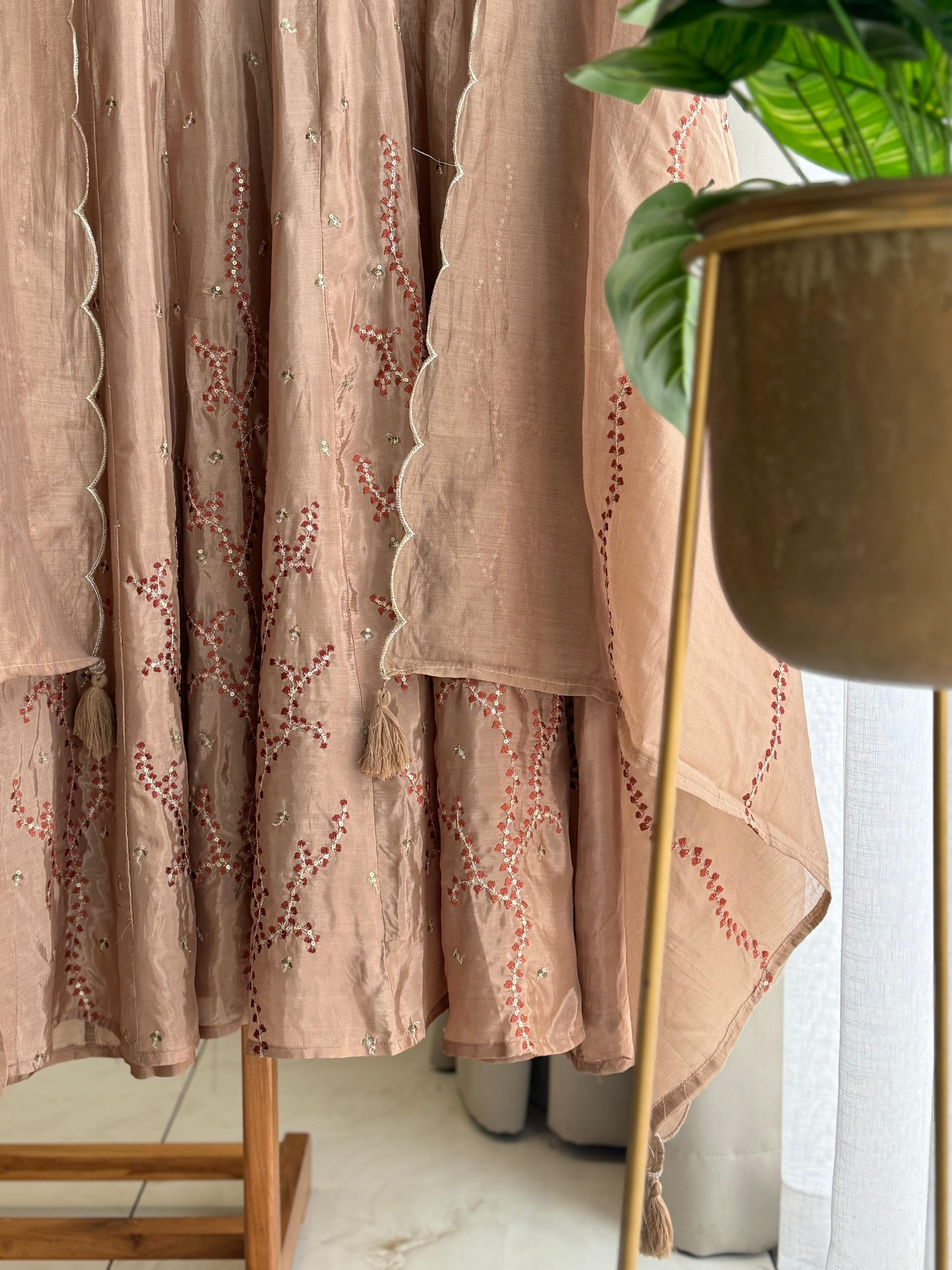 Classic Festive Anarkali Suit with Fine Embroidery