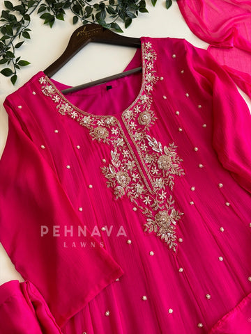 Premium Handworked Anarkali Suit