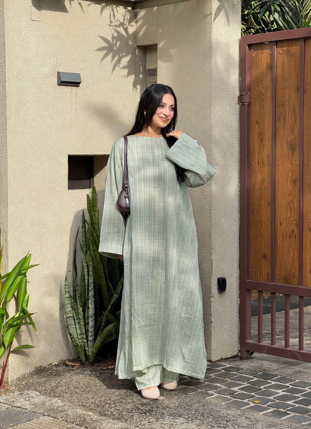 Modest Lined Two Piece Set