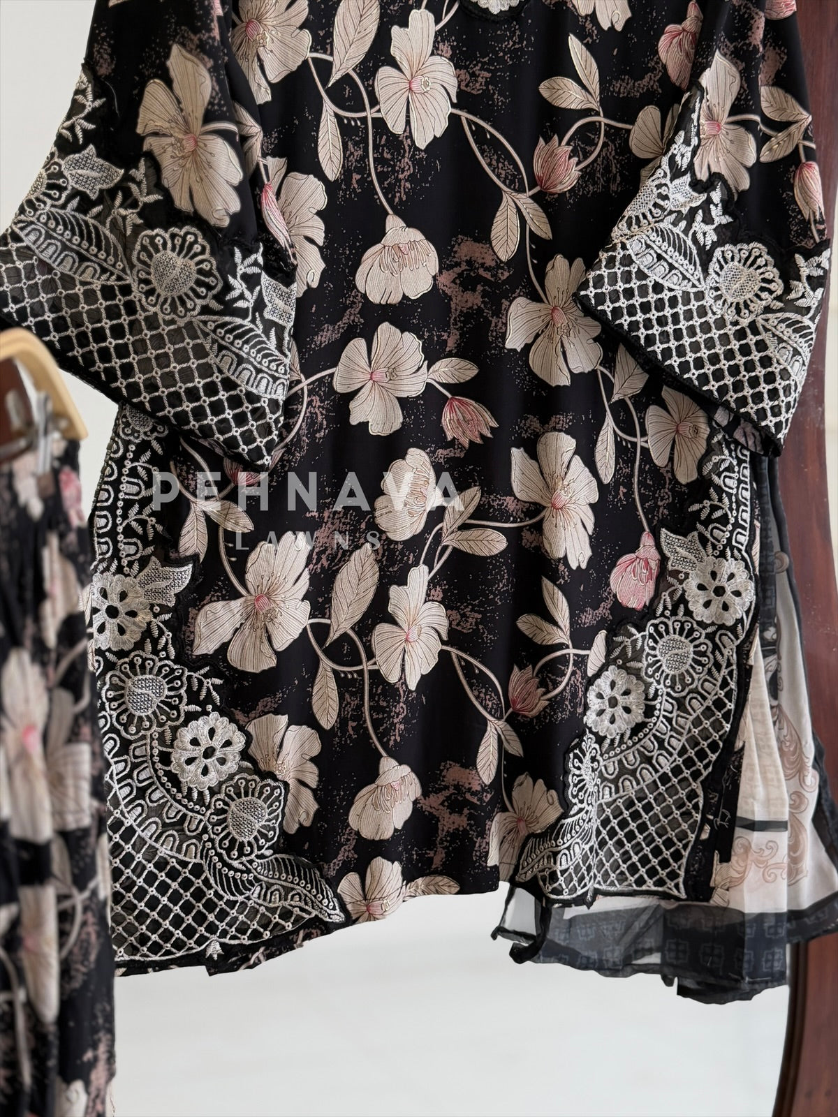 Floral Embroidered Farshi Salwar LRC 356
