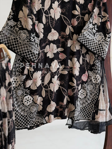 Floral Embroidered Farshi Salwar LRC 356