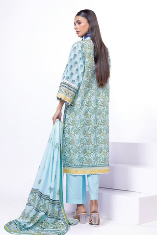 Khaadi Unstitched Printed Lawn suit-0116