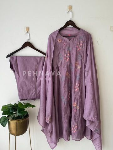 Floral Chanderi Ethnic suit 3187 JS16