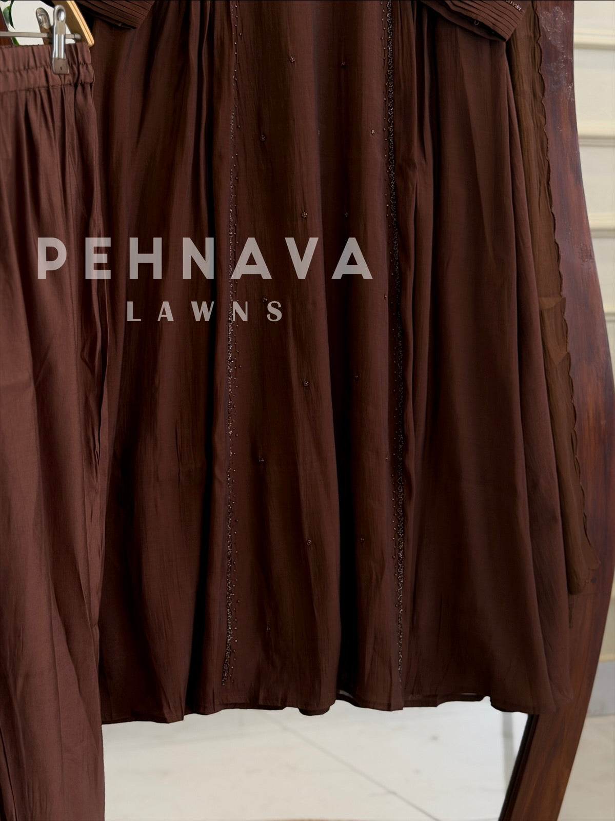 Handworked Pleated Suit
