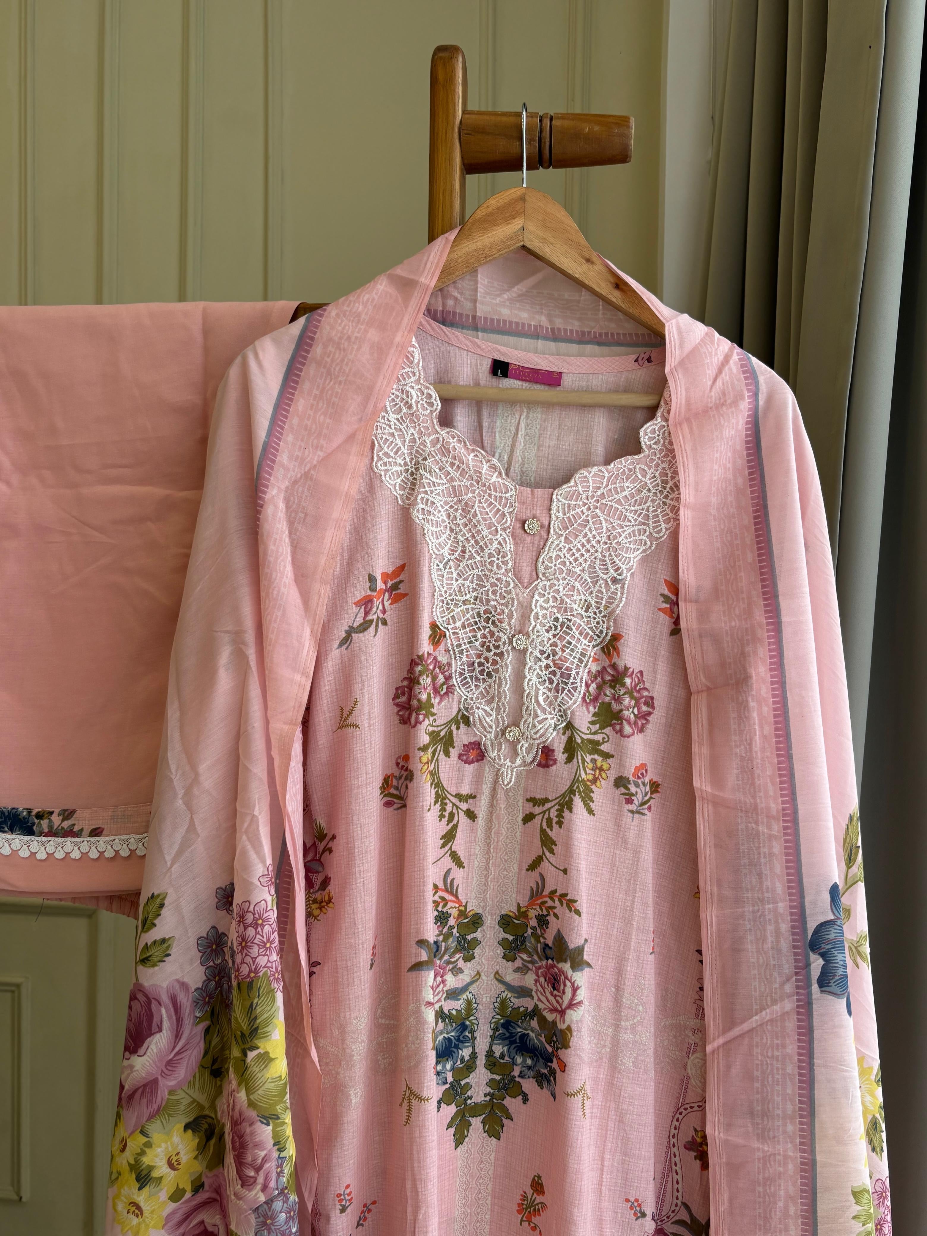 Pink Printed Pakistani Salwar