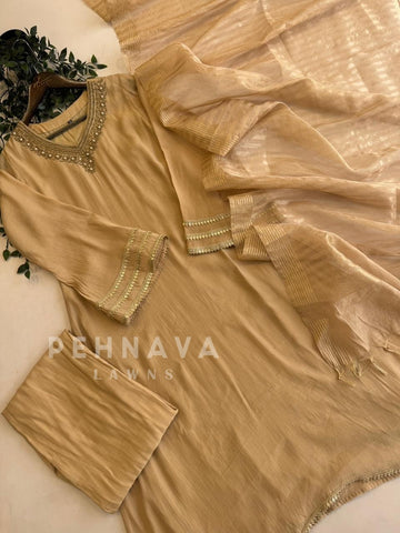 Pure Chanderi Classic Suit