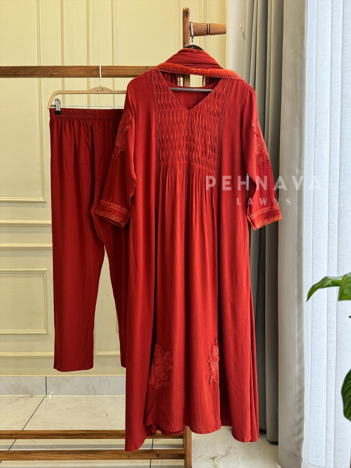 Rayon Ensemble Suit Set