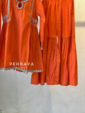 Kids sharara party wear -ready to wear