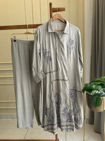 Premium Embroidery 2 Piece Co-od Set