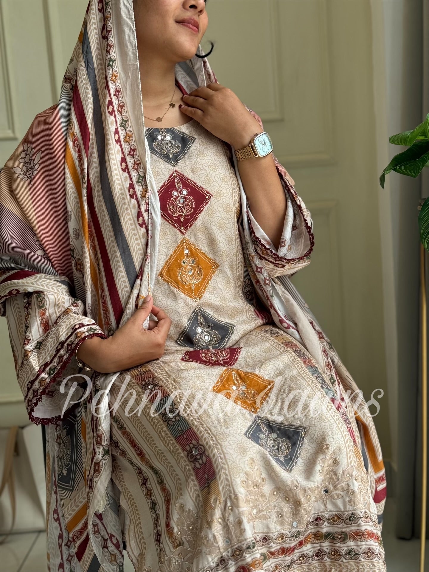 Premium Viscous Muslin Suit