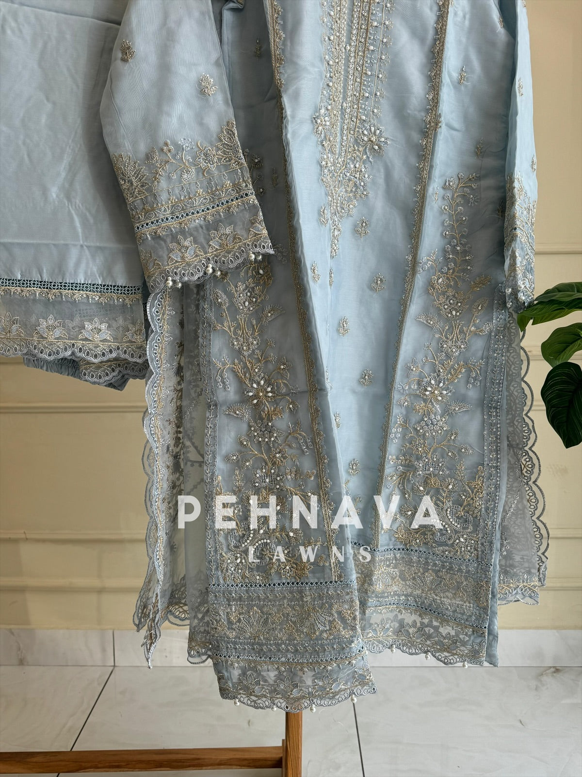 Premium Organza Party wear-shade1