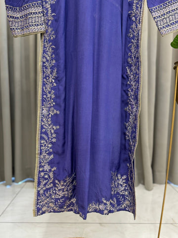 Luxurious Pakistani Pret Wear-Blue
