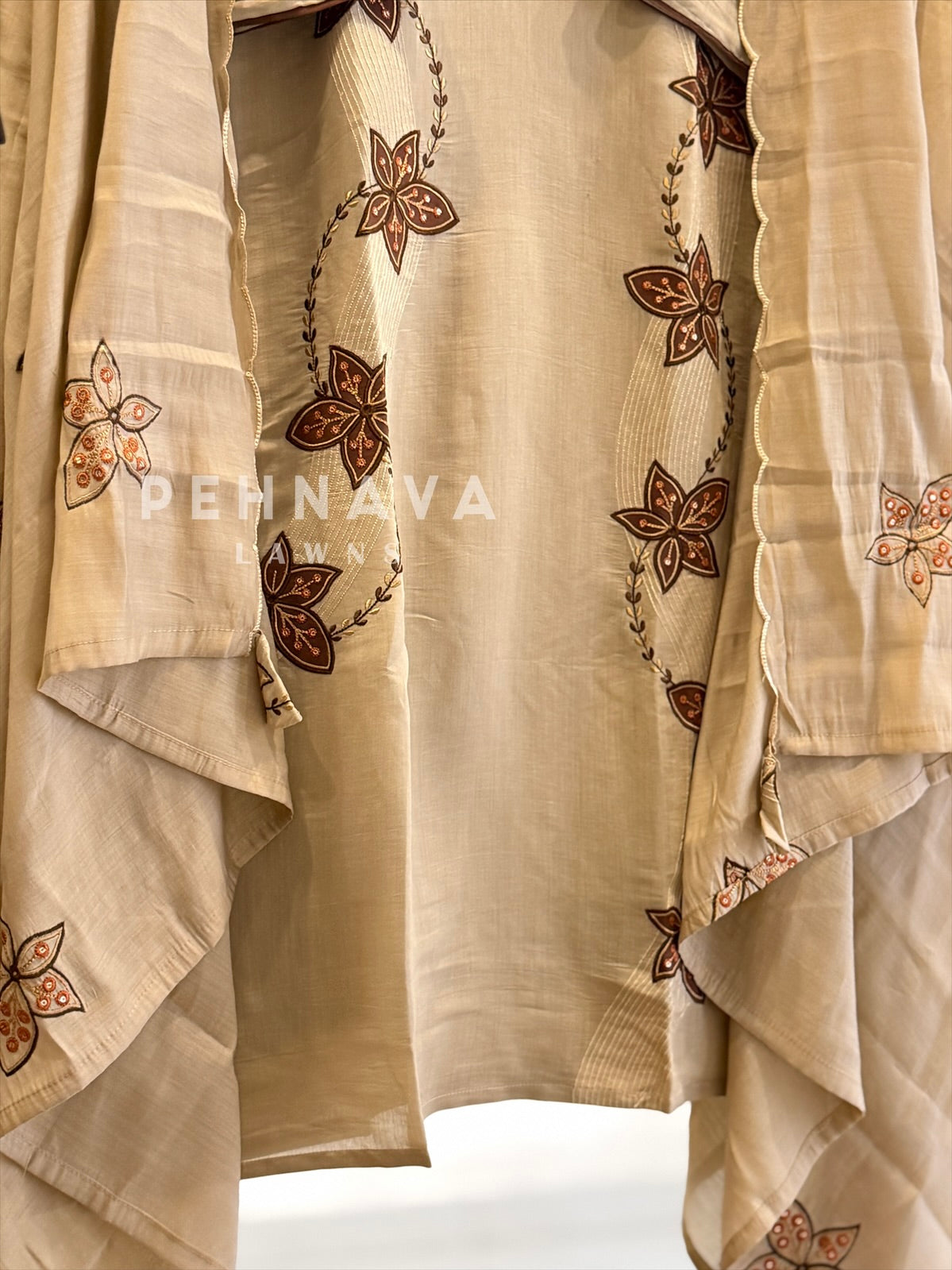 Floral Embroidered Suit Set