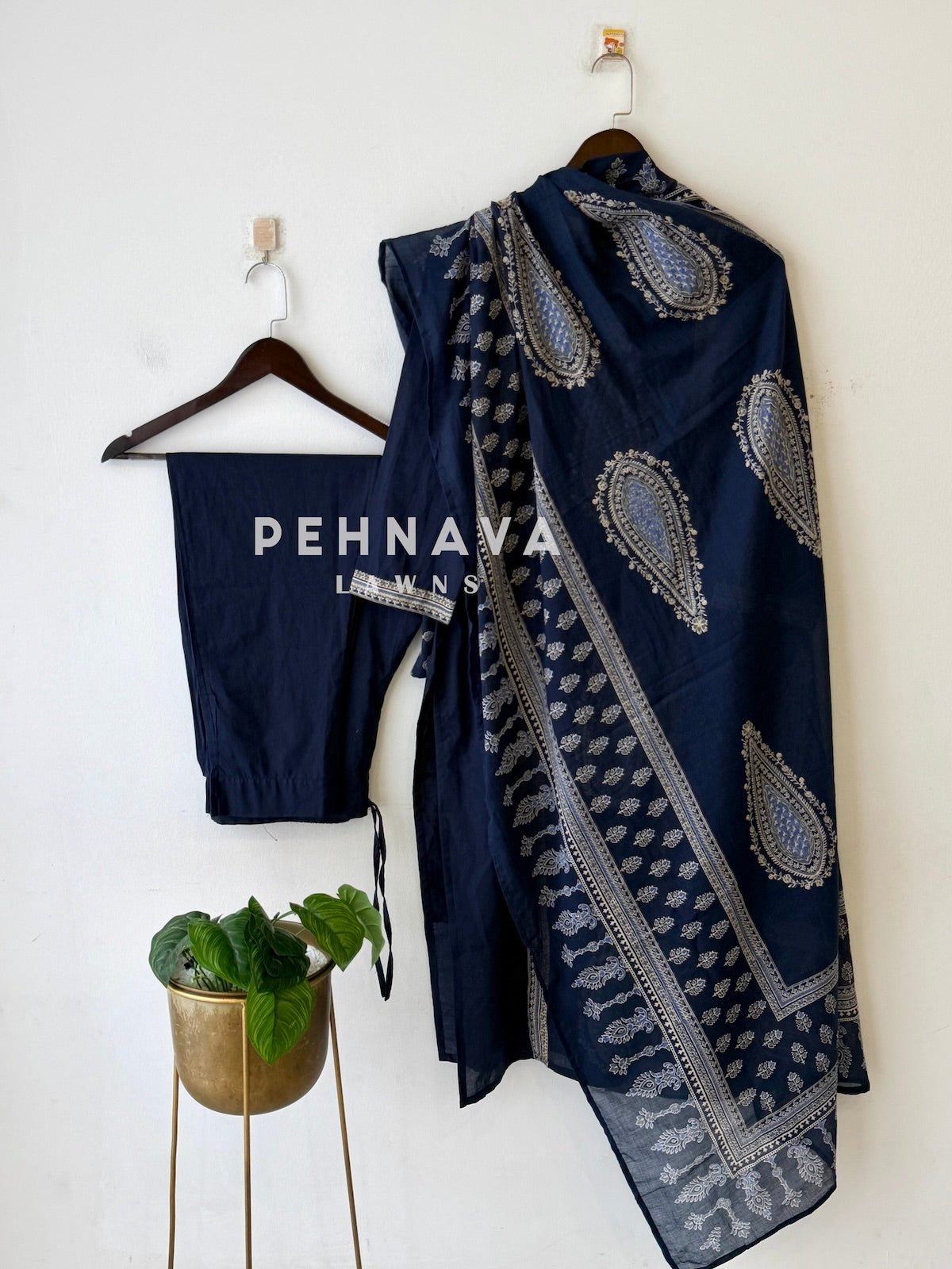 Cotton Printed Three Piece Set-13194
