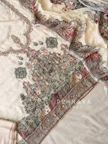 Muslin Unstitched Suit 367