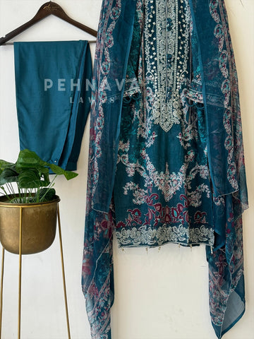 Embroidery Printed Suit -1515 - Pehnava Lawns