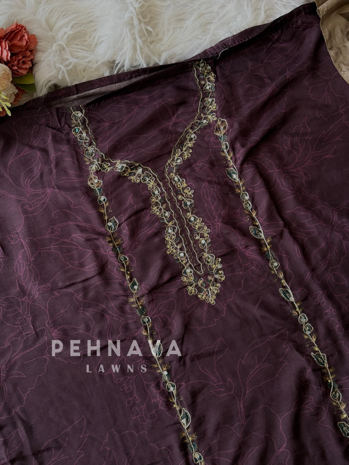 Muslin Unstitched Suit-KT-331-C