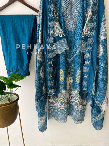 Embroidered Lawns Suit-202 - Pehnava Lawns