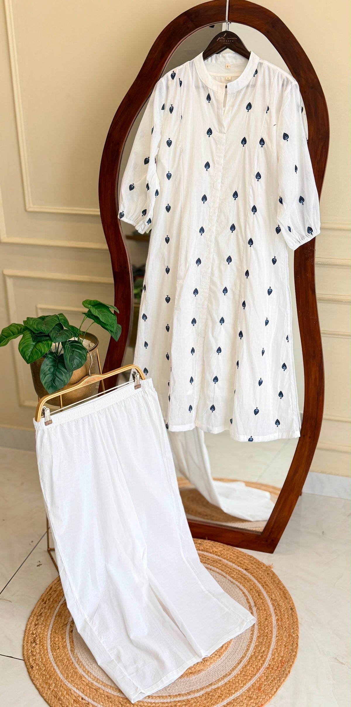 Embroidered Co-ord Set-17599