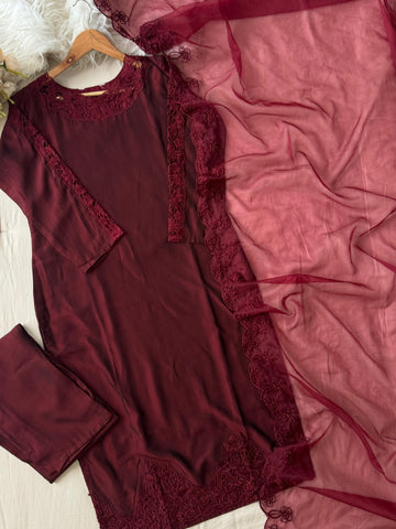 Stylist Pret Collection Tunic Dress(Drafttttttt) - Pehnava Lawns