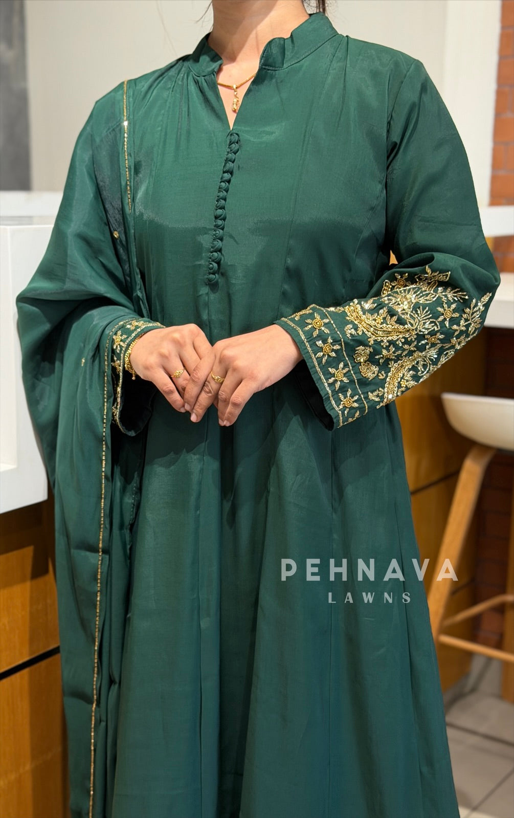 Chanderi Handworked Ensemble-H289