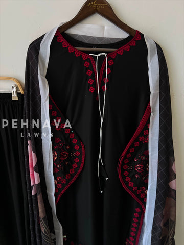 Floral Embroidered Farshi Salwar-17098