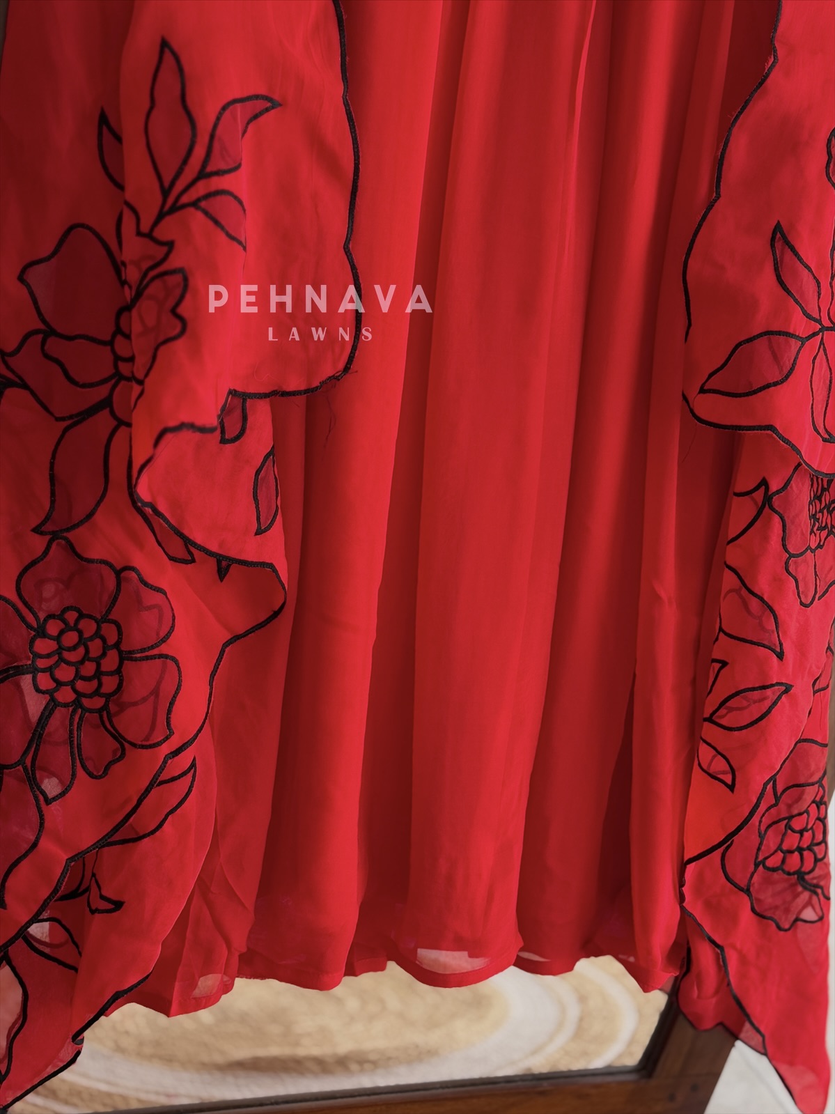 Embroidered Dupatta Suit Set